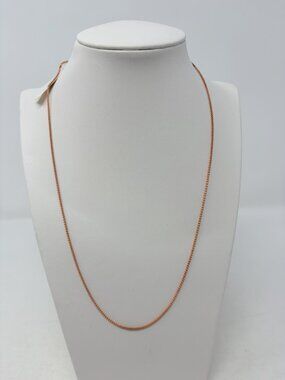 Shop LC 14K RG Overlay Sterling Silver Nickel Free Coreana Chain 20in Long 5564